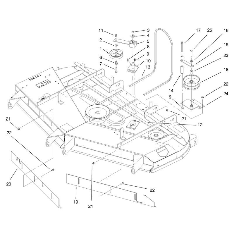 Belts and Idler Arm Assembly