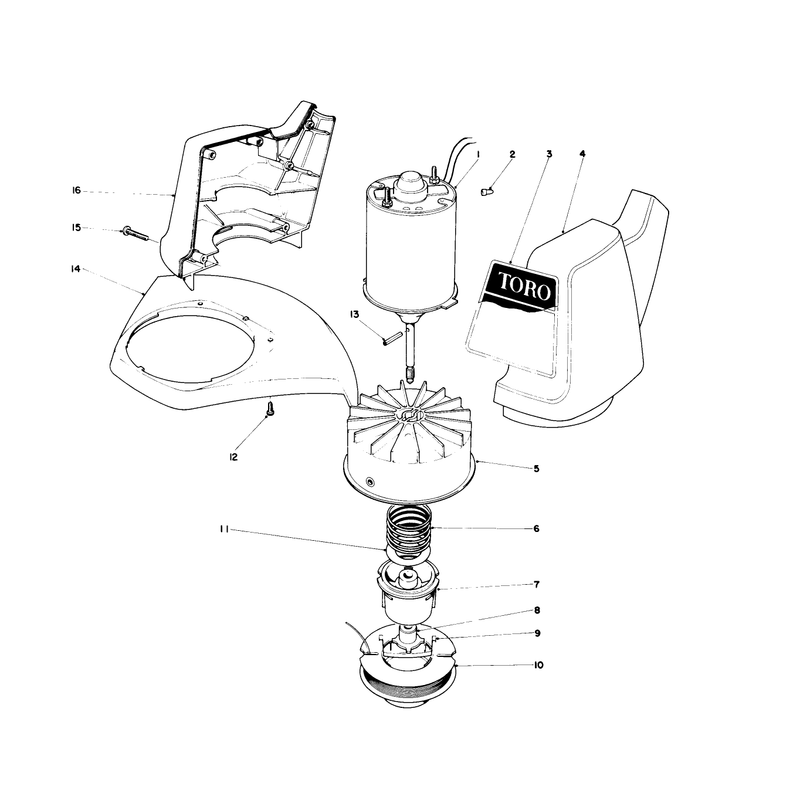 Motor And Housing Assembly