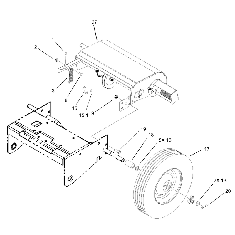Traction and Wheel Assembly
