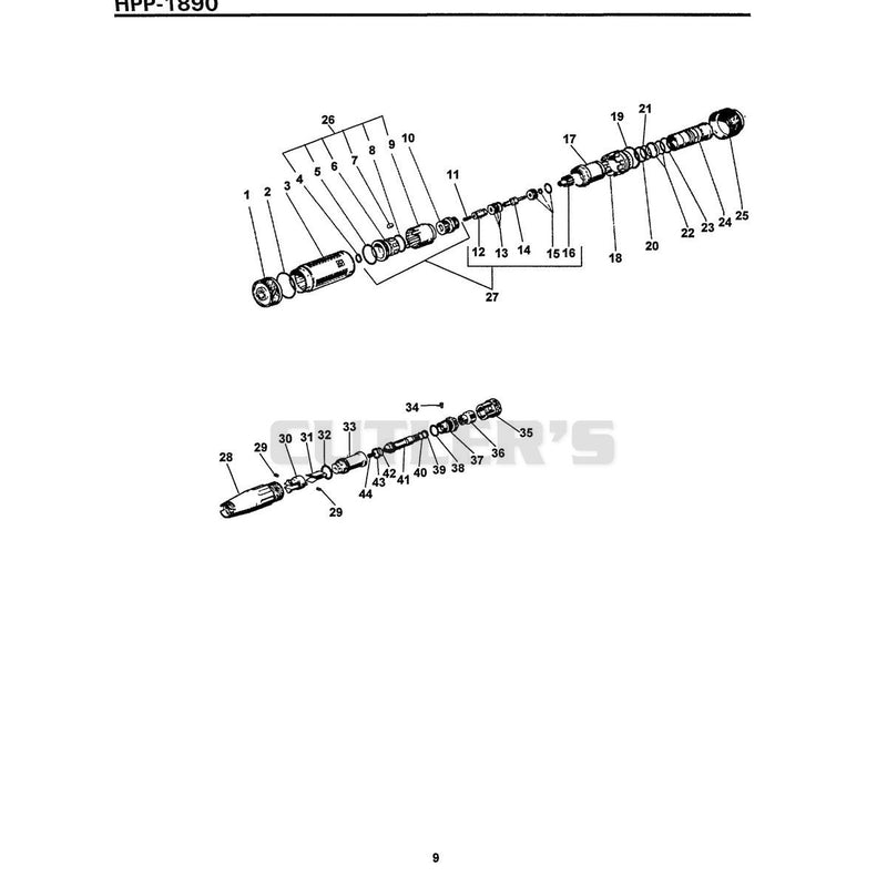 Nozzle Asy, Cpt, Rotox Order Separate Parts