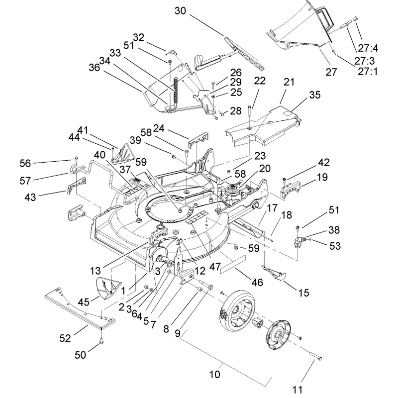 Housing and Discharge Assembly