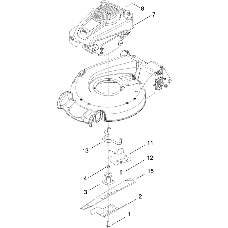 Engine and Blade Assembly