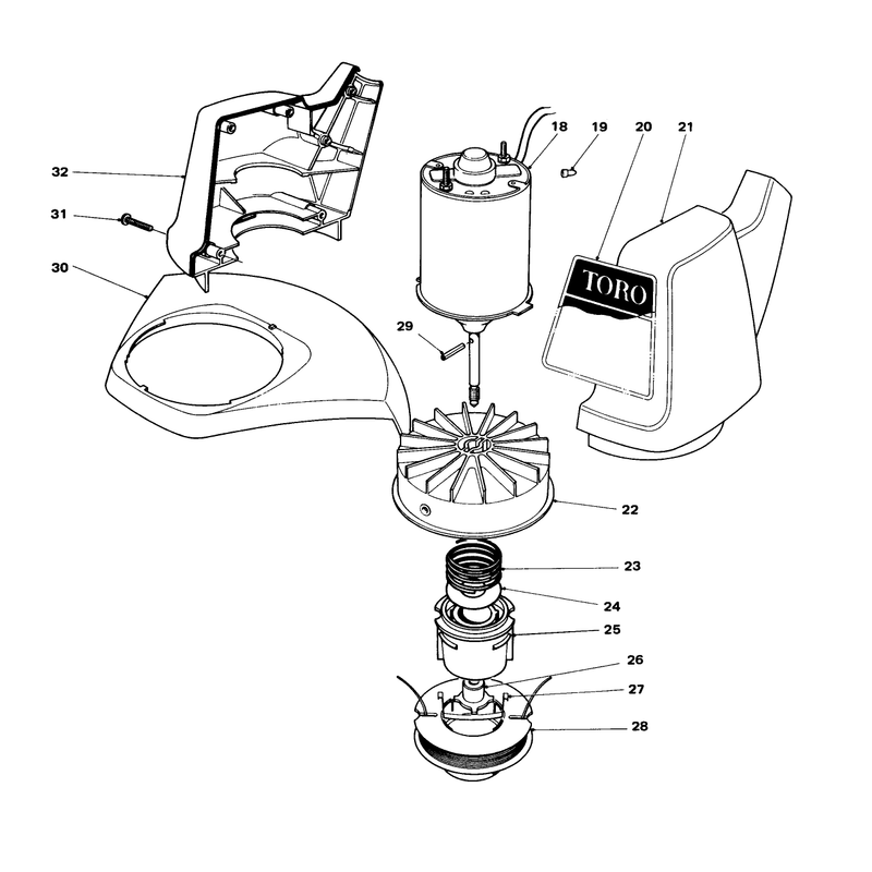 Motor And Housing Assembly