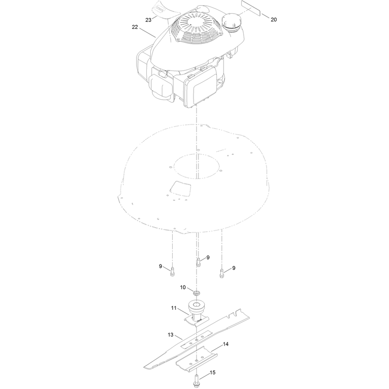 Engine and Blade Assembly