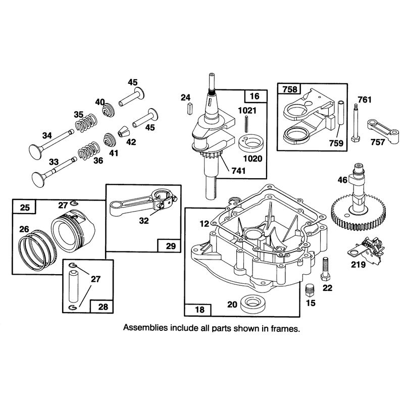 Engine Briggs and Stratton Model 28b707-0122-01