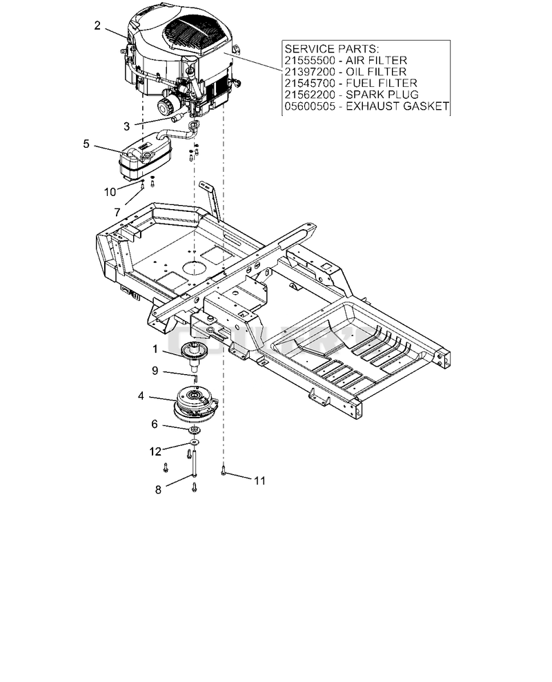 Engine - Kohler 24HP Twin