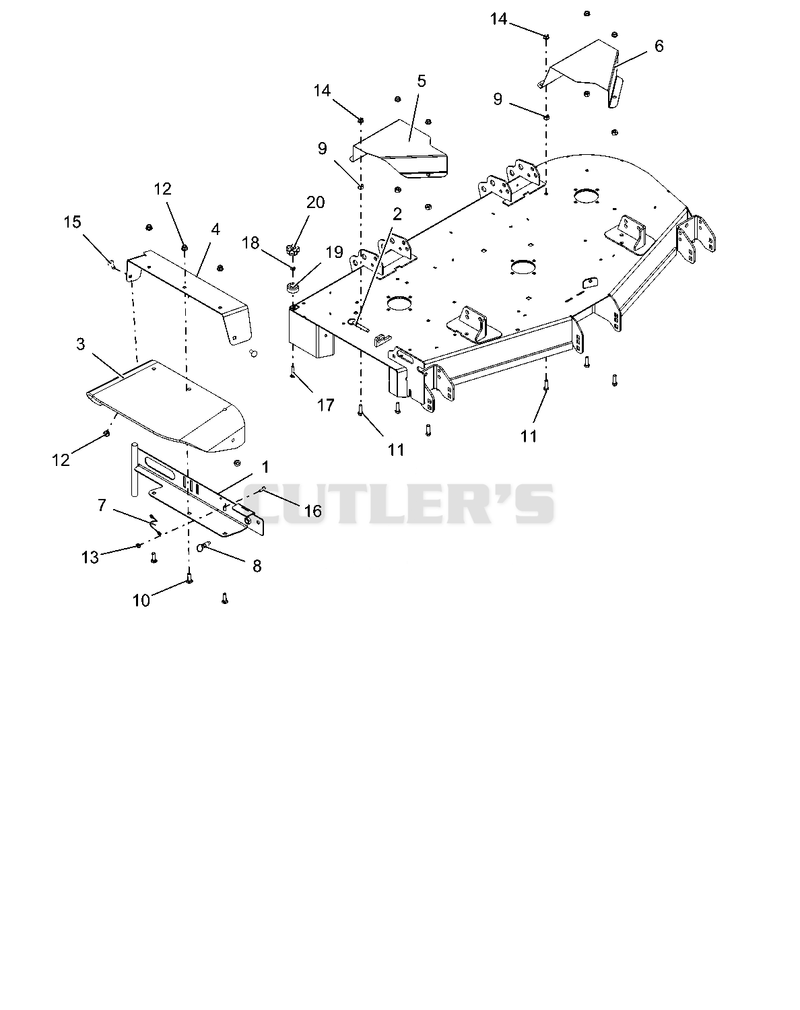 Chute And Belt Covers - 52 Inch