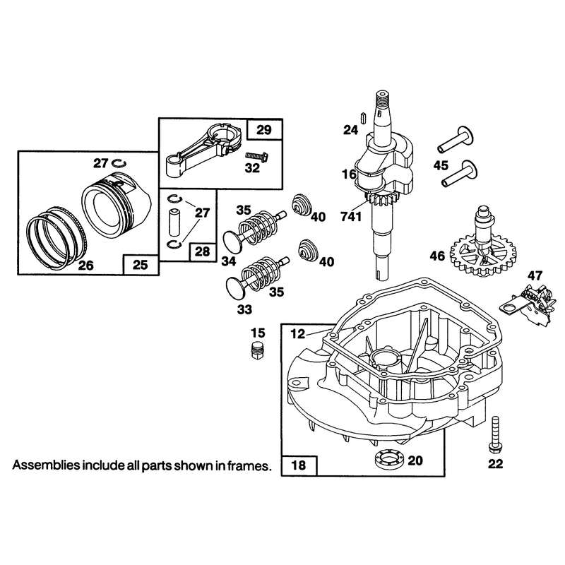 Engine Briggs and Stratton Model 124702-3115-01