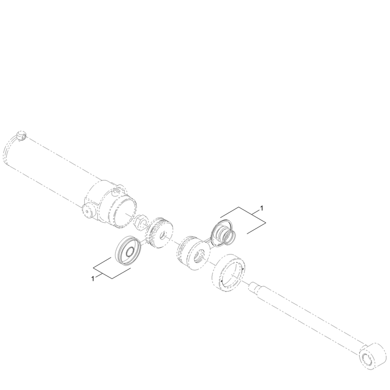Hydraulic Cylinder Assembly No. 127-1796
