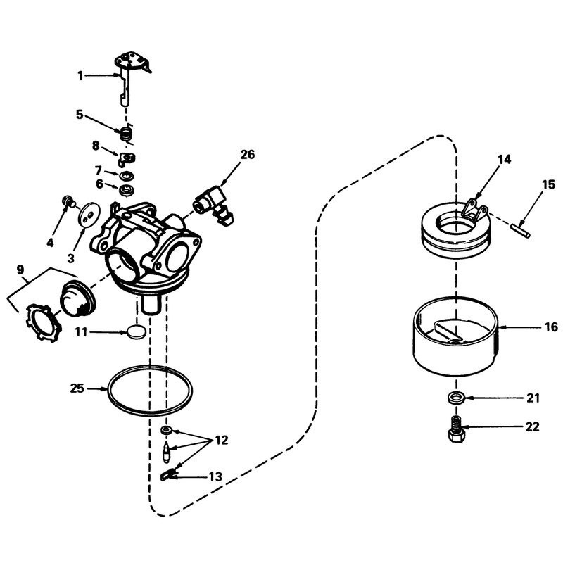 Carburetor No 632050