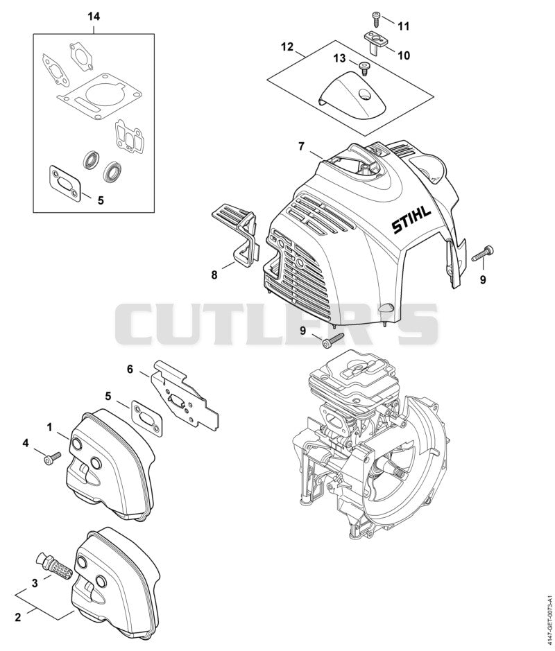 Muffler, Shroud