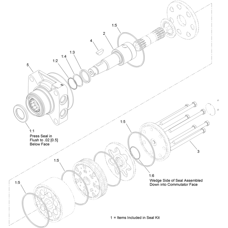 Hydraulic Motor Assembly No 99-3052