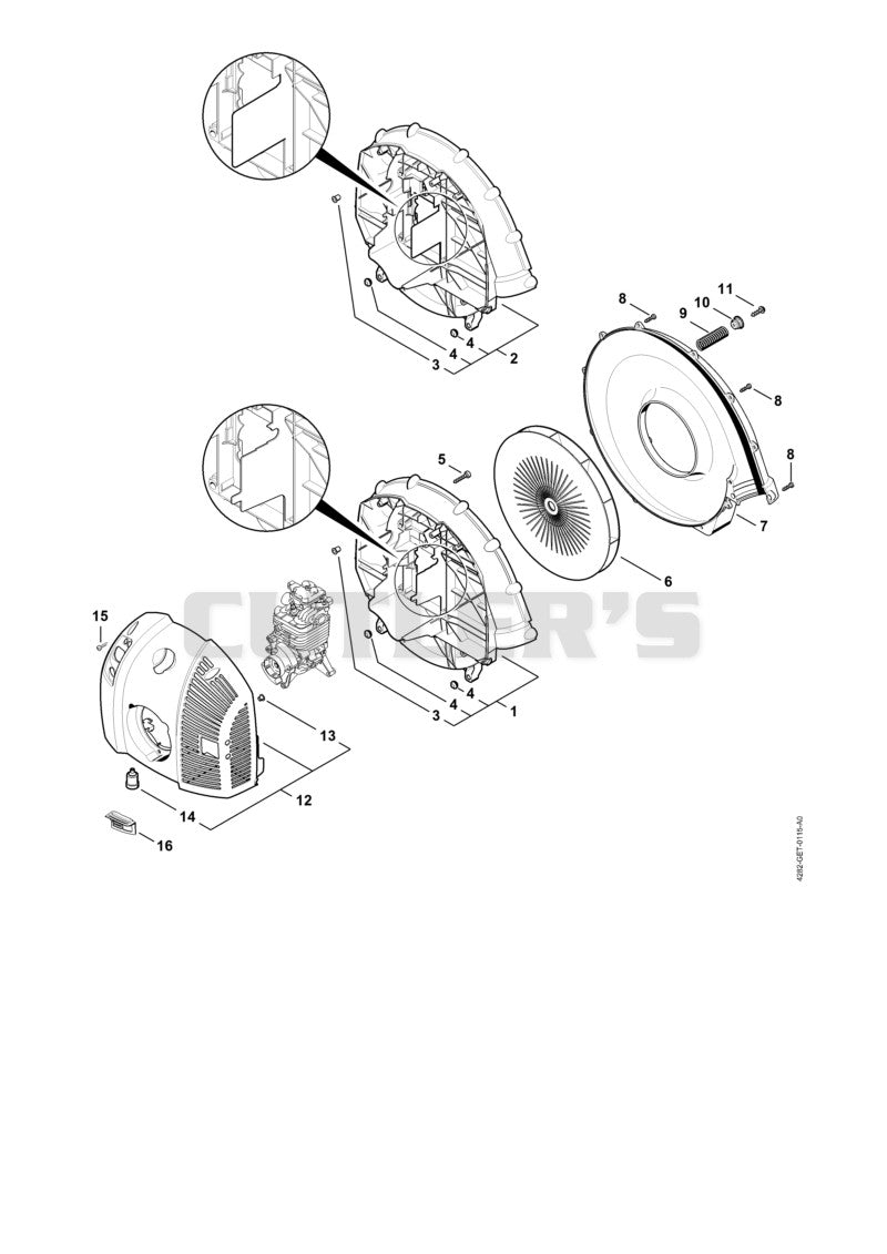 Fan housing, Shroud