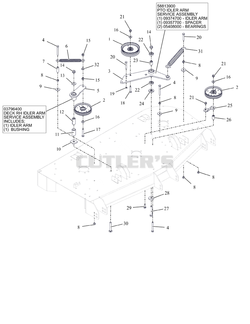 Idlers and Sheaves - 52"
