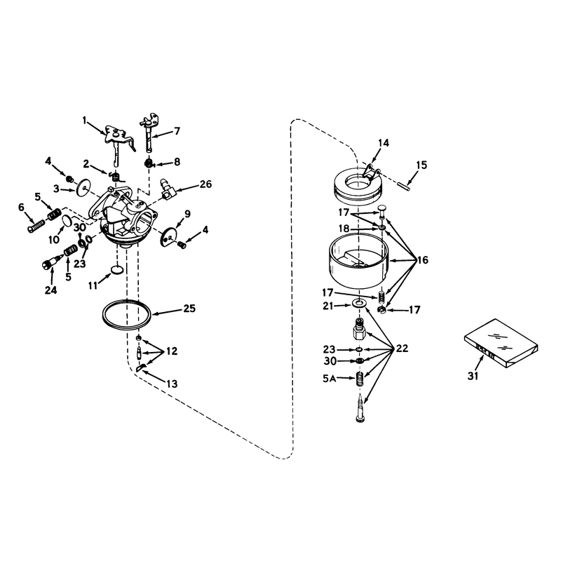 Carburetor No. 631447