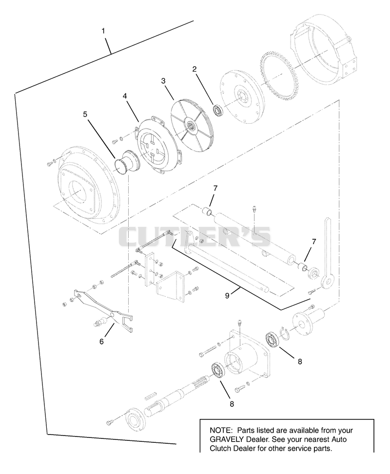 Clutch - Auto (Option 11, 12 & 13)