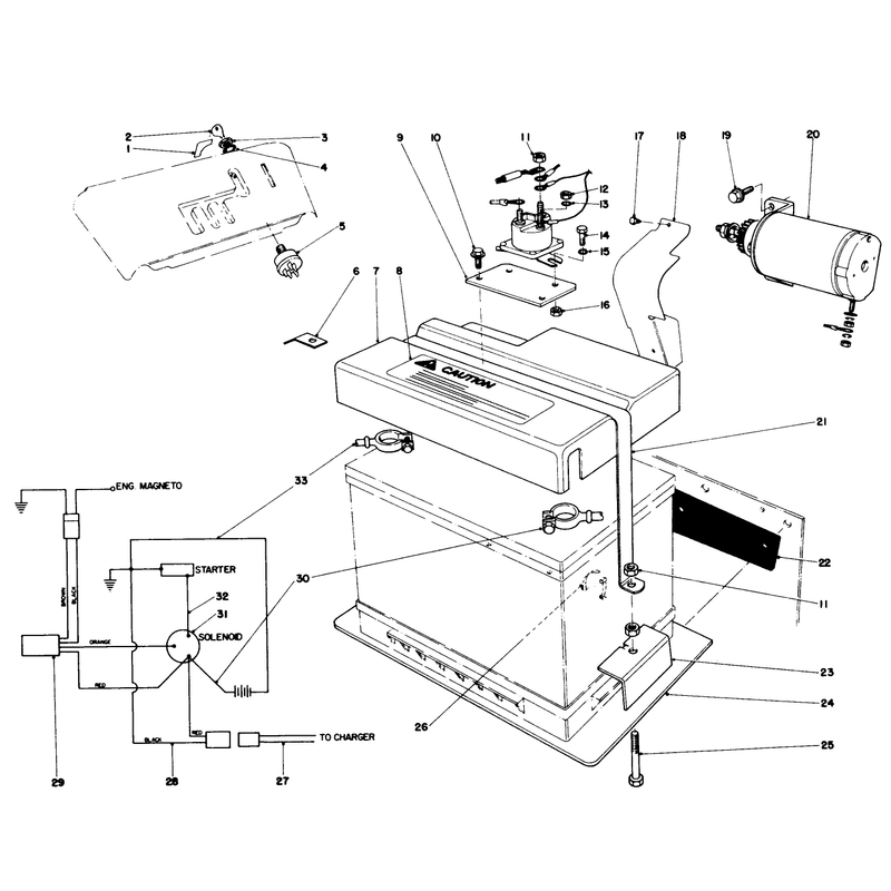 12 Volt Starting Motor Kit 37-4640