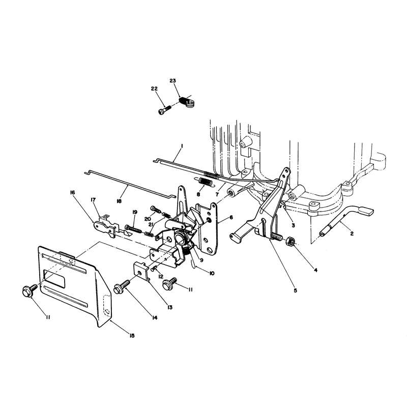 Governor Assembly (engine Model No. Vmj8)