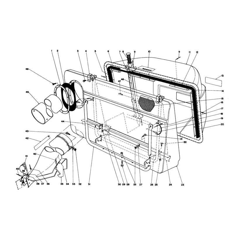 Easy-Empty Grass Catcher Model 59111