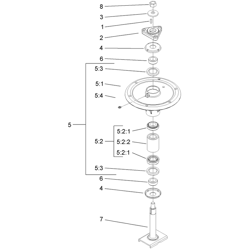 Spindle Assembly No 108-7713