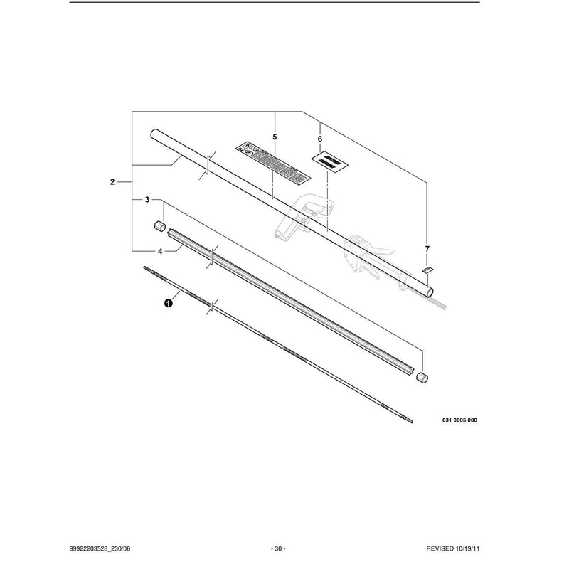 Main Pipe Assembly, Driveshaft
