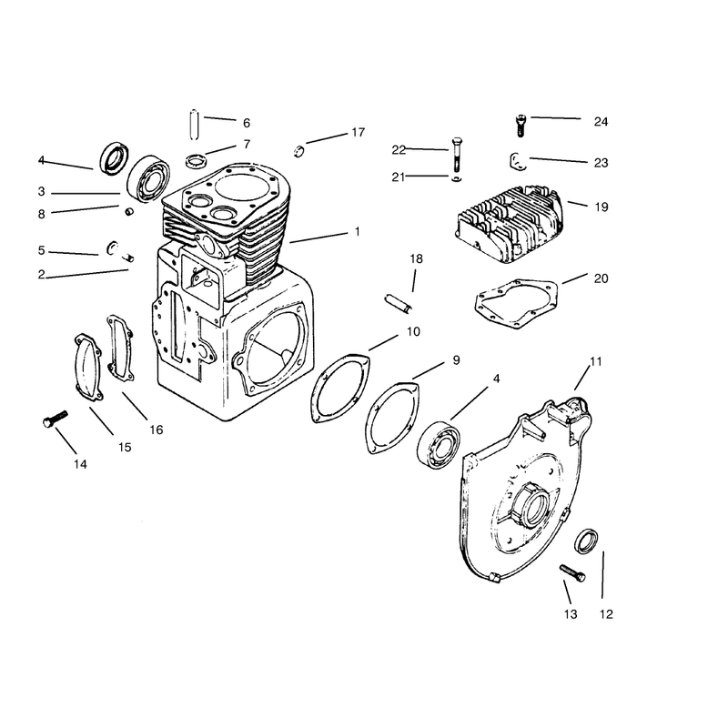 Crankcase and Cylinder Head