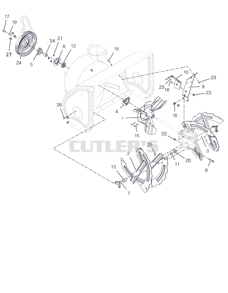 Auger And Impeller - 28"