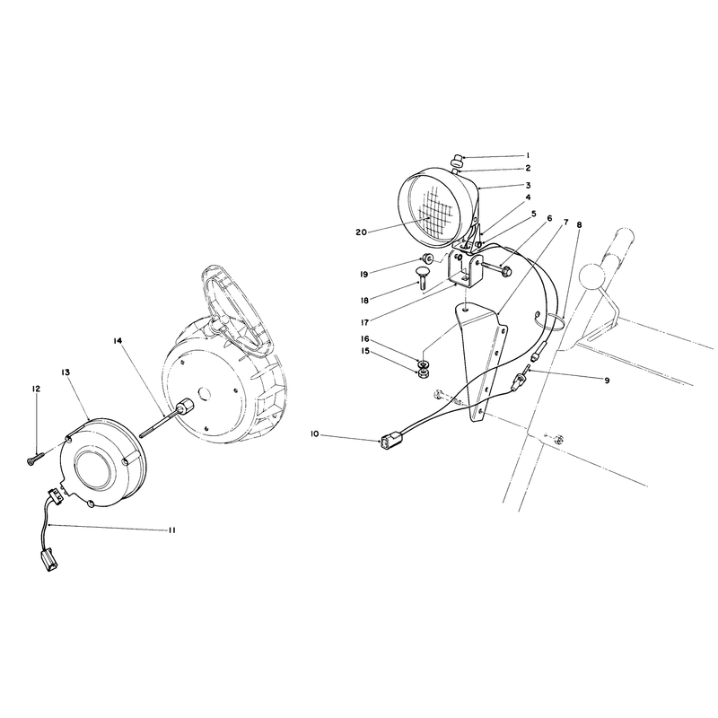 Light Kit No. 54-9821 (optional)