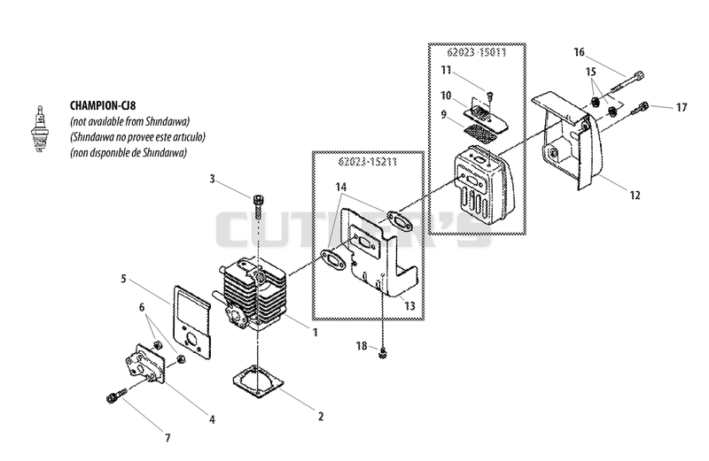 Cylinder, Muffler
