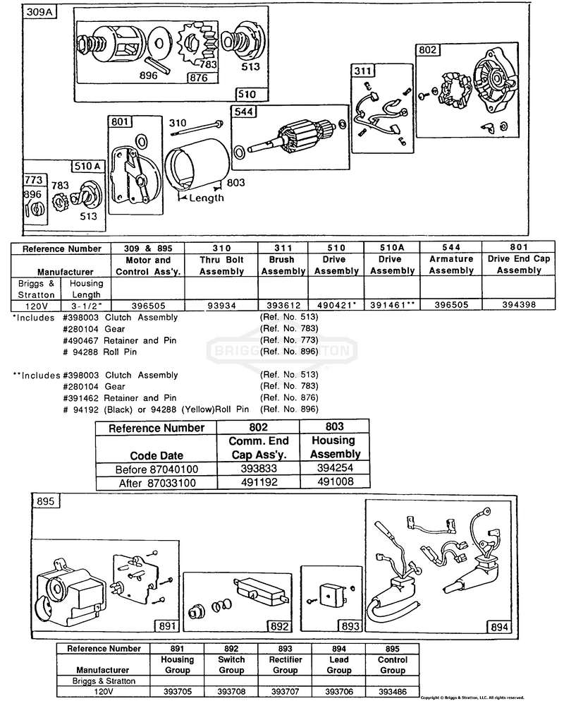 Electric Starter and Starter