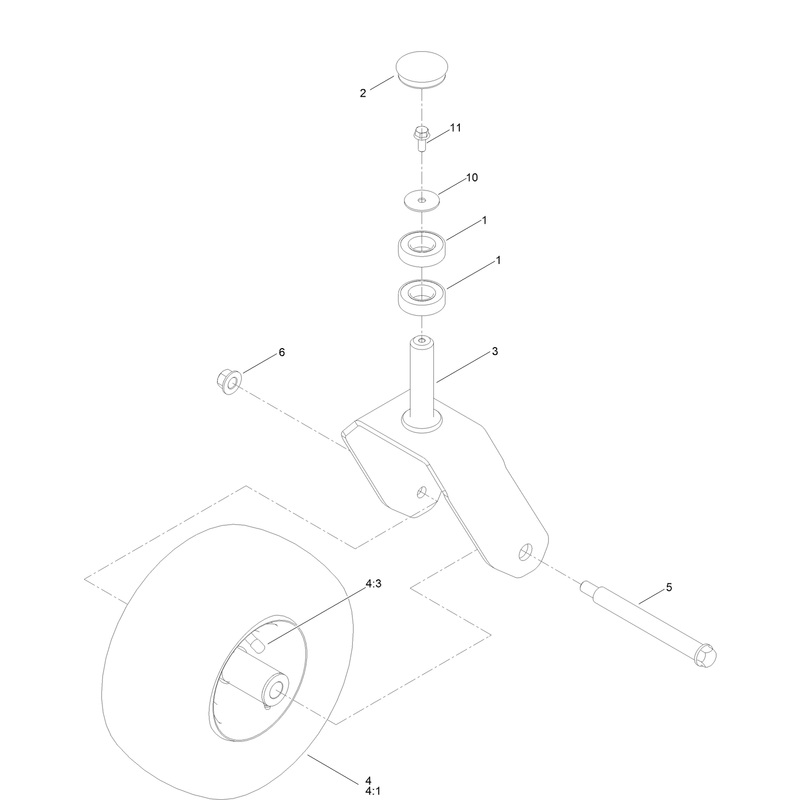 Caster Wheel Assembly