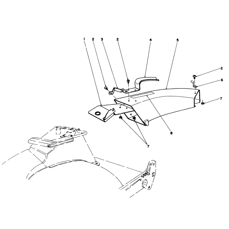 Side Discharge Chute Model No 59108 Optional