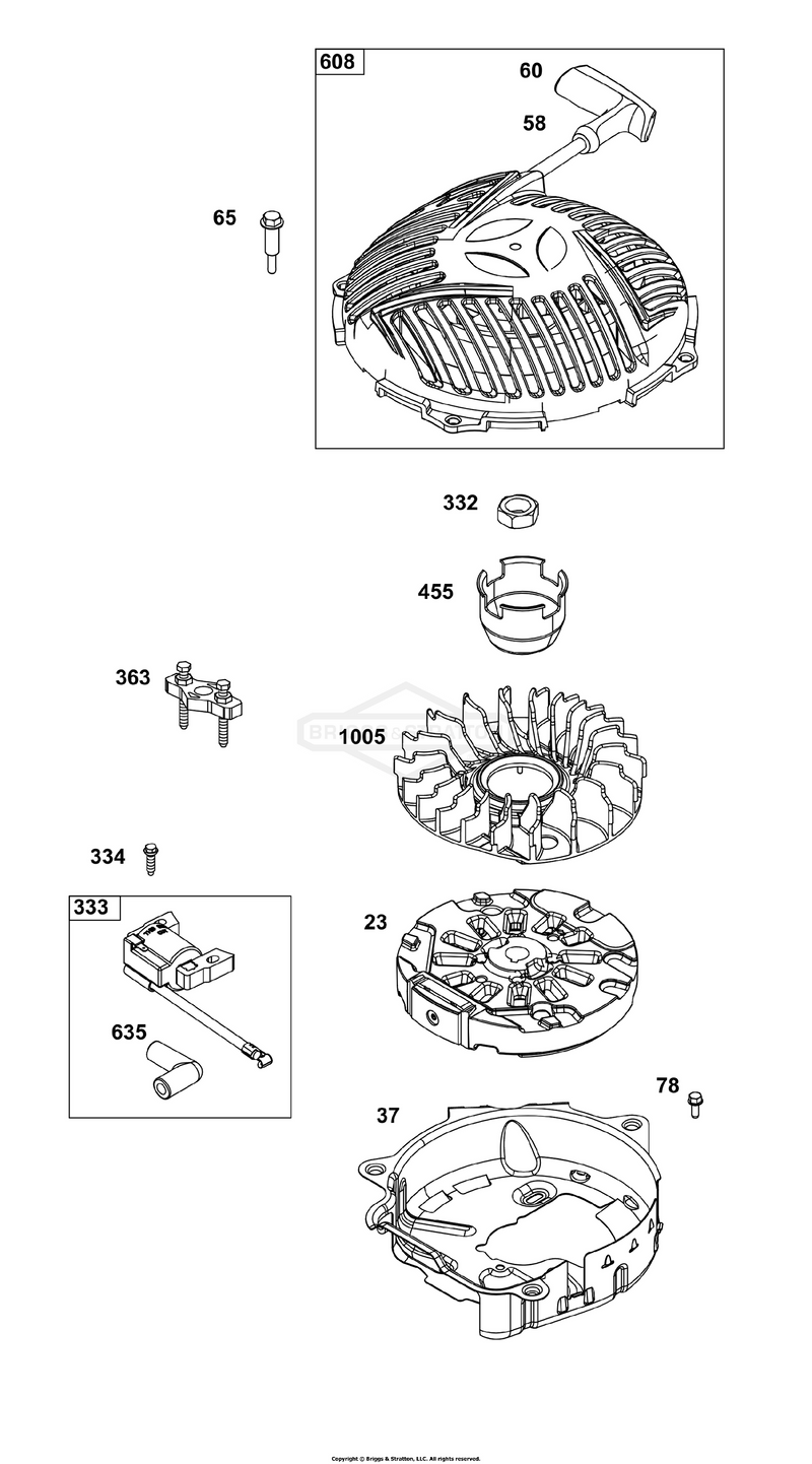 Flywheel, Ignition, and Starter Group