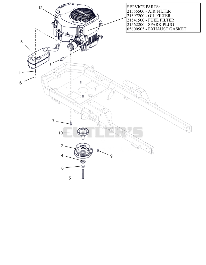 Engine - Kohler 22HP