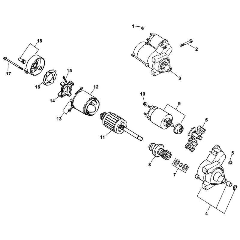 Group 7 Starting System ch26s-78511 Kohler