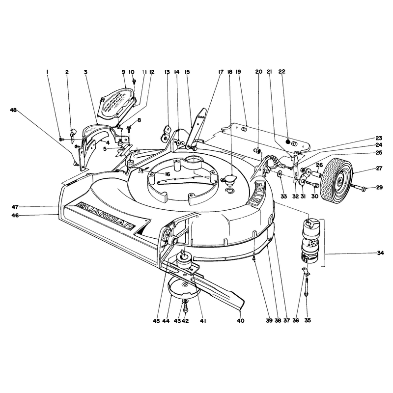 Housing Assembly Model No 18257