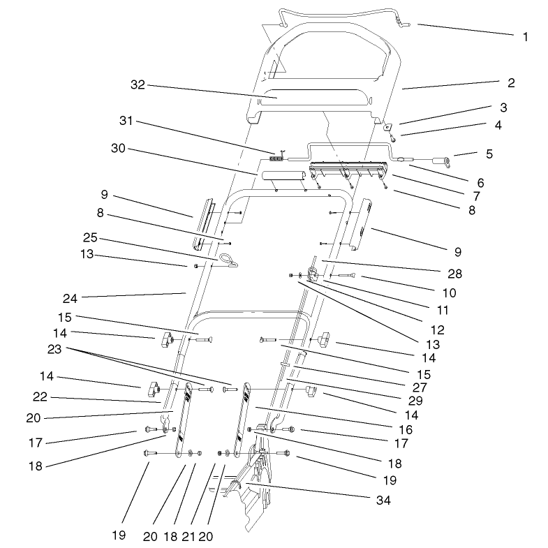 Handle and Control Assembly