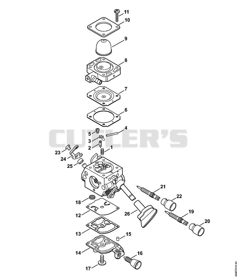 Carburetor C1M-S260 (037.2018)