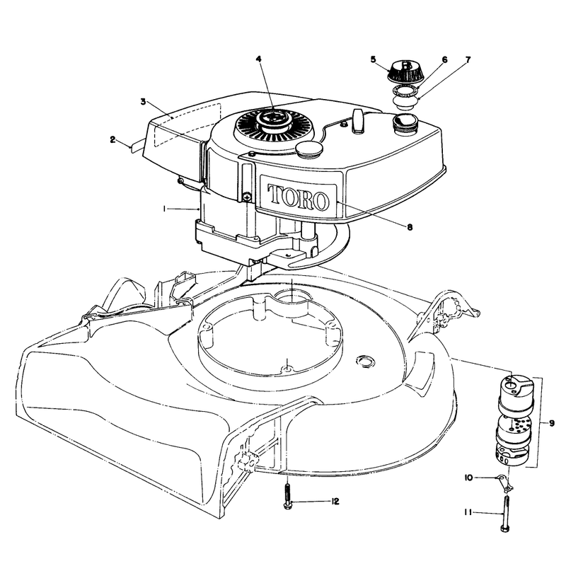 Engine Assembly Model 16077 and 16165