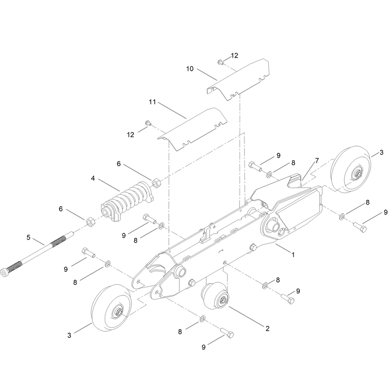 LH Track Assembly No 139-7294