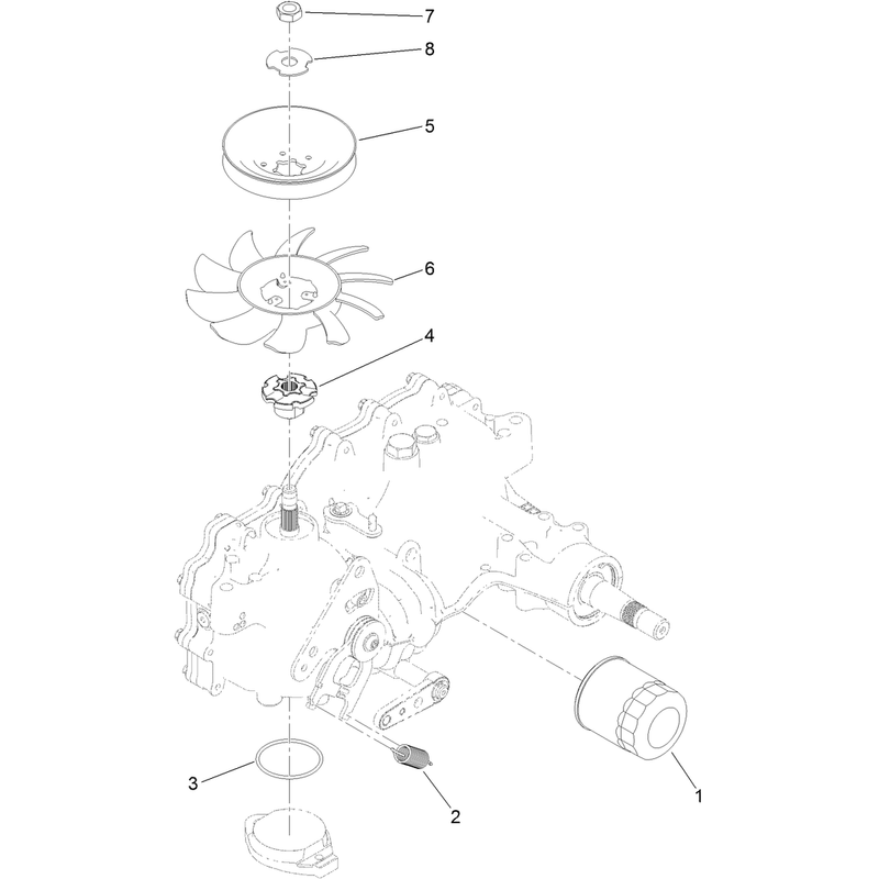 RH Transaxle Assembly No. 126-9065