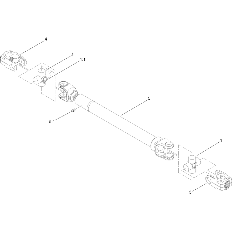 Driveshaft Assembly No. 110-3575