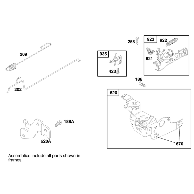 Engine Briggs and Stratton Model 12h807-1760-E1 Model No 20021 Serial No 9940000 - 9941632