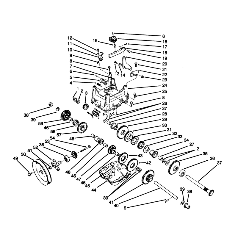 Transmission Assembly No. 66-8030