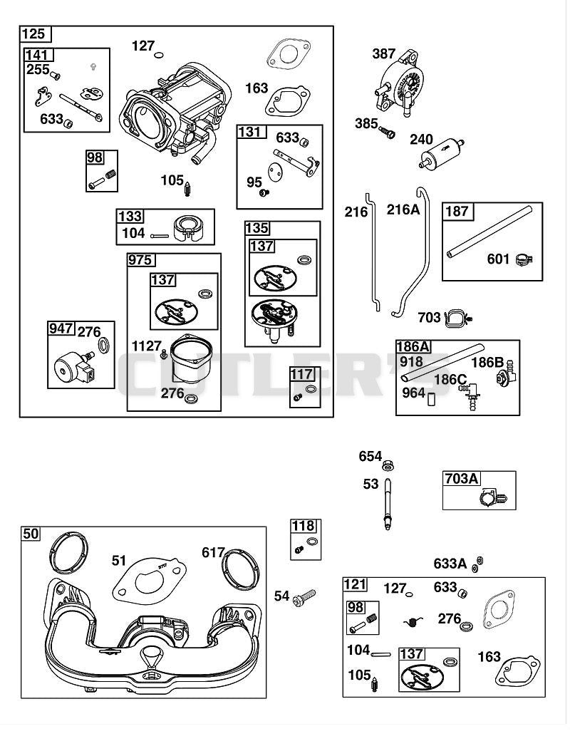 CARBURETOR AND FUEL SUPPLY GROUP