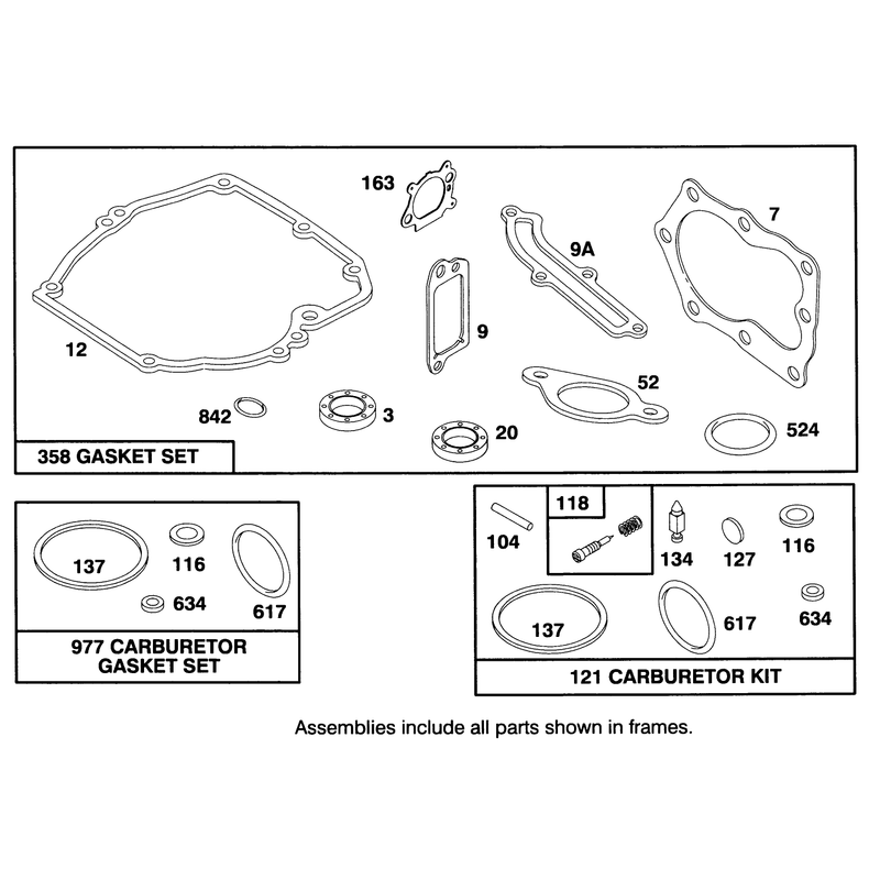 Engine Briggs and Stratton Model 127802-0514-21