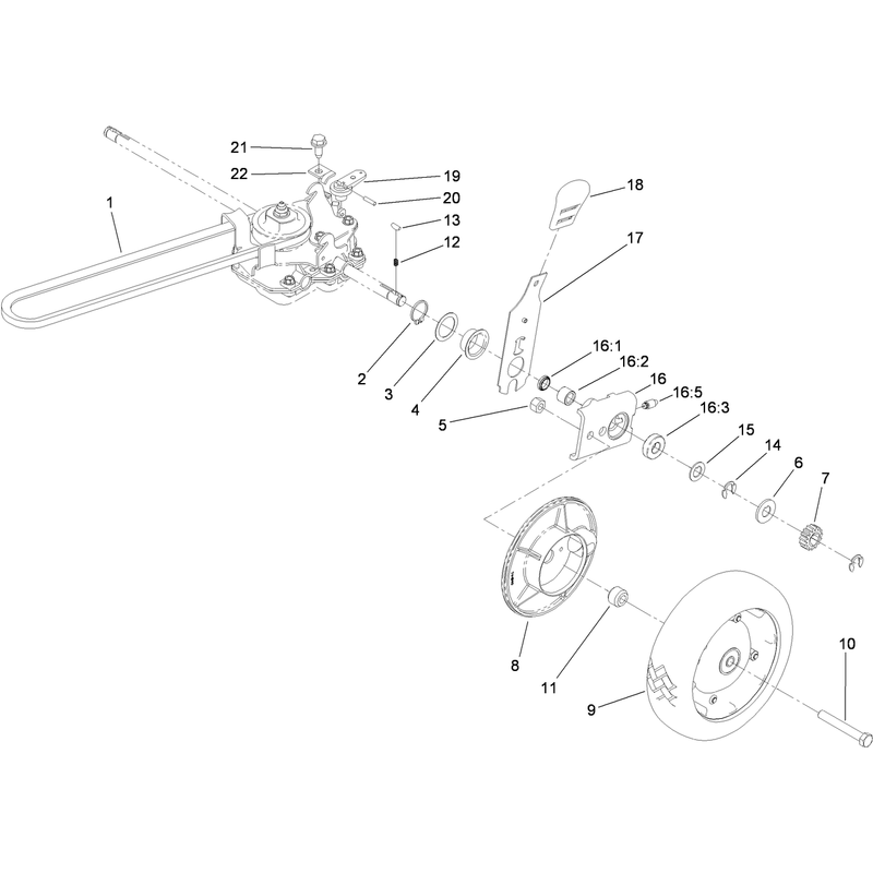 Gear Case and Axle Assembly