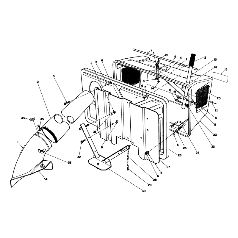 Easy Empty Bagging Kit Model 59047 (optional)