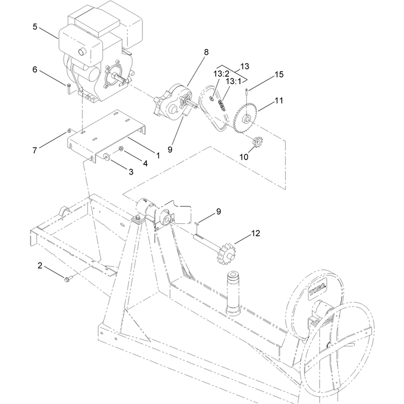 Engine and Drive Assembly