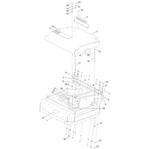32 Inch Deck Assembly
